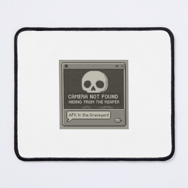 Item preview, Camera Not Found – Retro Skeleton Webcam Halloween Pixel Art designed and sold by PulsivoxRecords.
