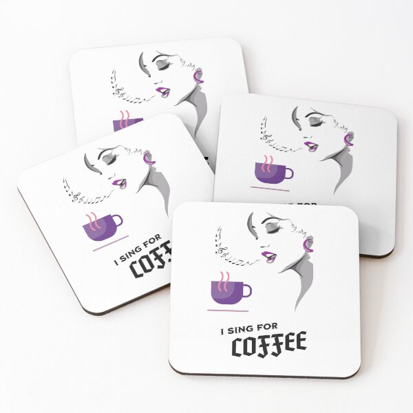 Item preview, I Sing for Coffee 2 designed and sold by SoulThread Studio.