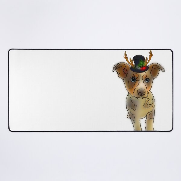 Item preview, Cute Puppy Wearing Christmas Reindeer Hat - animalzinhats designed and sold by Ashley’sAnimalz.