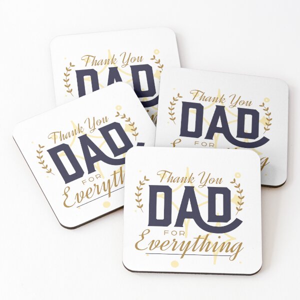 Item preview, Thank You Dad – Father Appreciation Typography Design designed and sold by Ramya designs .