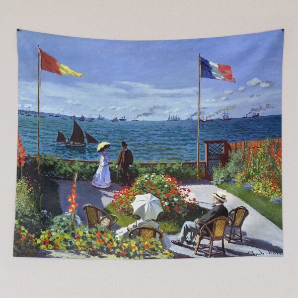 Aperçu de l'œuvre Claude Monet - Jardin à Sainte-Adresse créée et vendue par Jon-Baran.