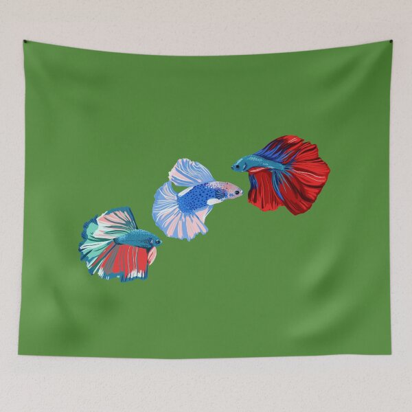 Item preview, Siamese fighting fish designed and sold by CLBArtDesign.