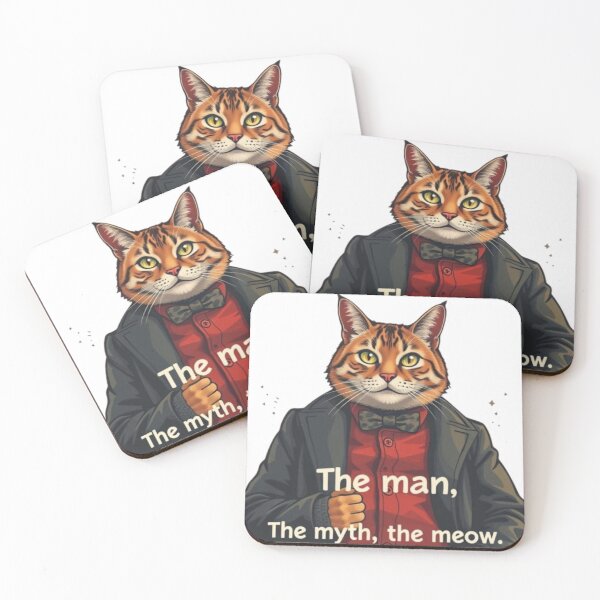 Item preview, Cat dad: The man, the myth, the meow designed and sold by SSMC DREAM DESIGN.