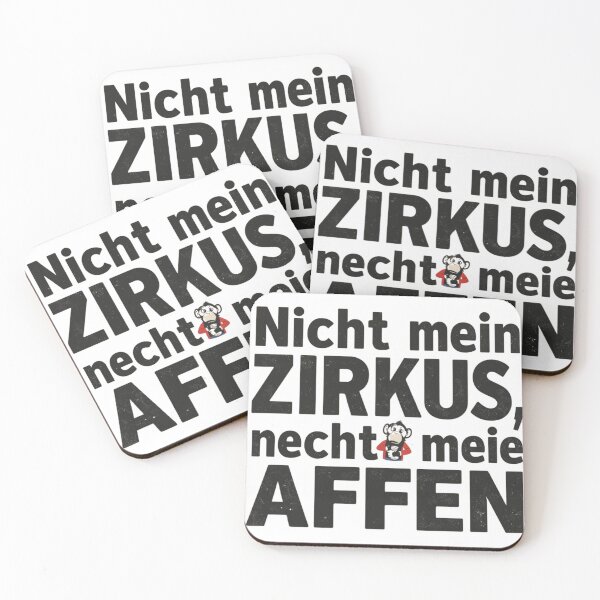 Artikelvorschau, Nicht mein Zirkus necht meie affen entworfen und verkauft von roselande.