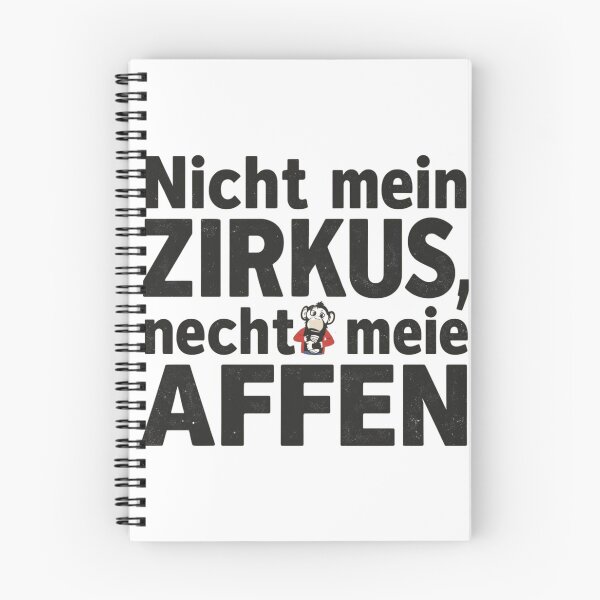 Item preview, Nicht mein zirkus necht meie affen designed and sold by roselande.