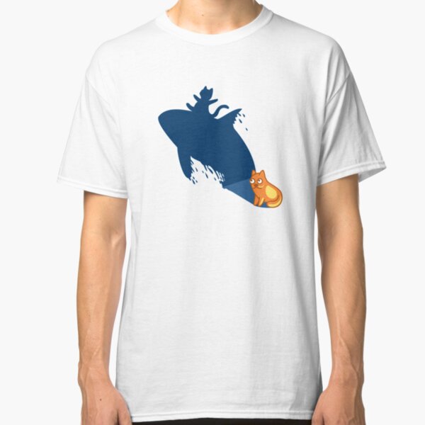 Funny Cat Surfer Tshirt -Cat Gifts for Cat and Whale Lovers Classic T-Shirt