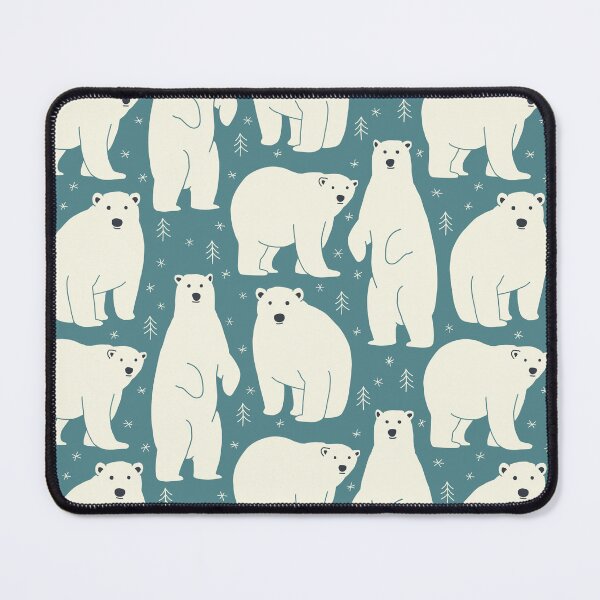 Item preview, Polar Bears - teal designed and sold by Johanna Kindvall.