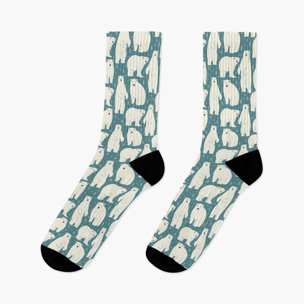 Item preview, Polar Bears - teal designed and sold by Johanna Kindvall.