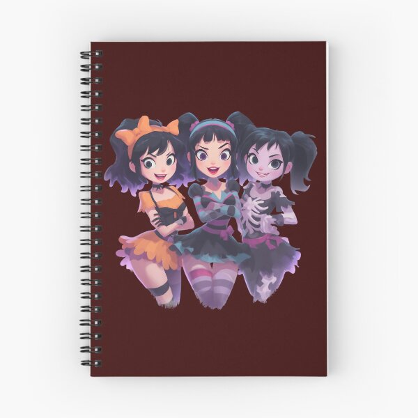 Item preview, Three cute ghoul girls – Halloween cartoon design designed and sold by Meiersbeste.