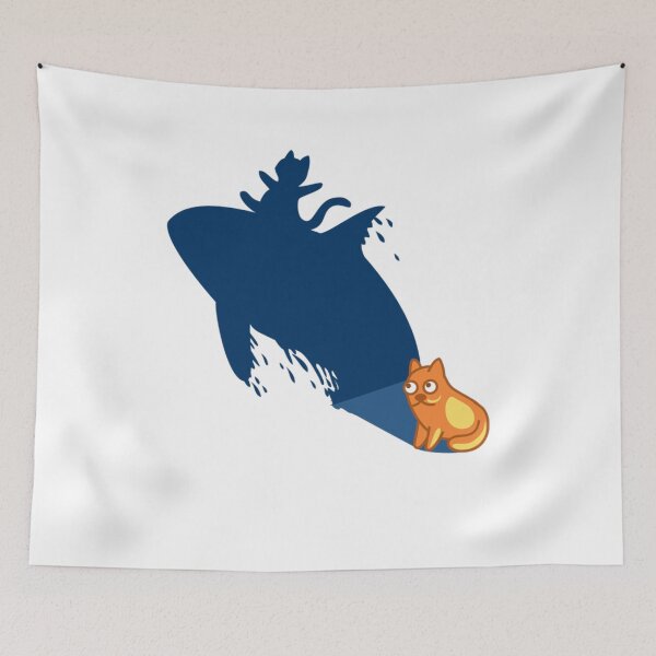 Item preview, Funny Cat Surfer Tshirt -Cat Gifts for Cat and Whale Lovers  designed and sold by Banshee-Apps.