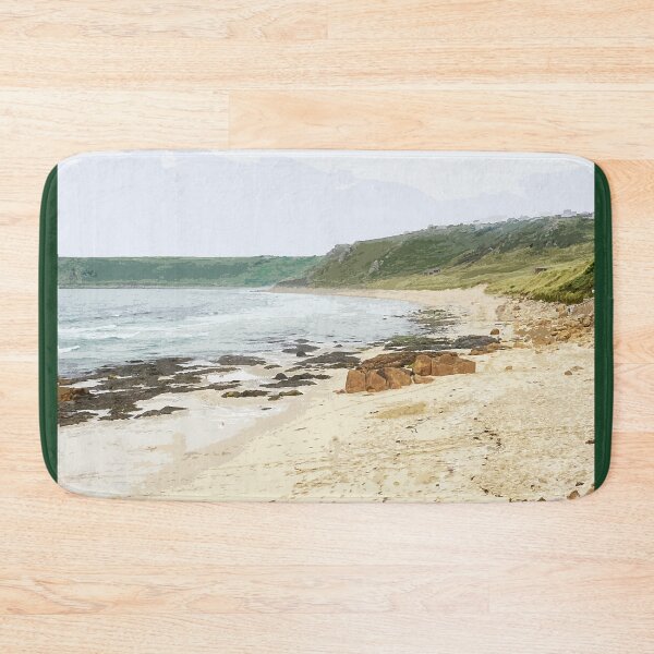 Item preview, Sennen Cove Cornwall.Cornish gift Kernow Travel location poster The Lizard designed and sold by BarbaraGlebska.