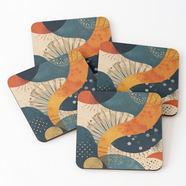 Item preview, Colorful Abstract Shapes | Modern Geometric Art designed and sold by Neoparadox.