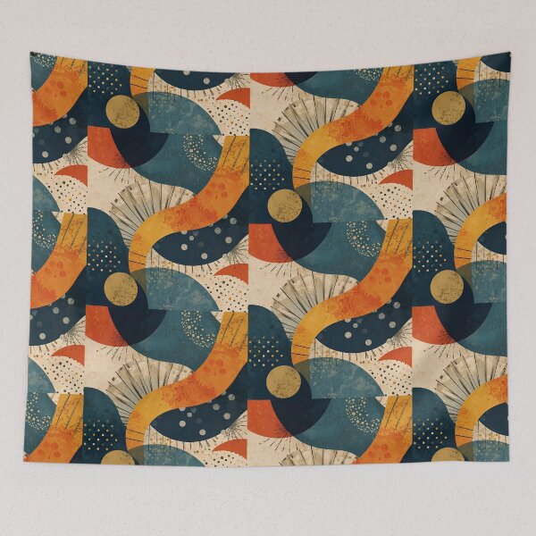 Item preview, Colorful Abstract Shapes | Modern Geometric Art designed and sold by Neoparadox.