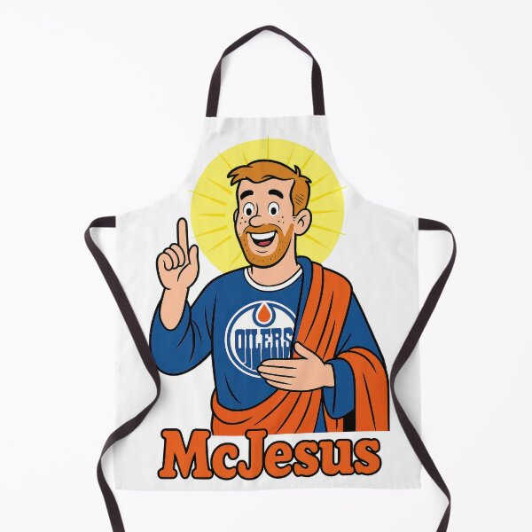 Item preview, McJesus – Edmonton Oilers Parody Art designed and sold by TheMemeVault.