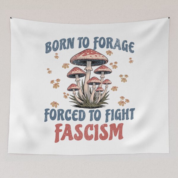 Item preview, Mushroom Design – Forage & Fight – Nature & Statement designed and sold by VariousGoodies.