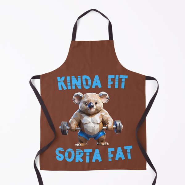 Item preview, Kinda Fit Sorta Fat: Funny Workout Tee. Koala designed and sold by Doodle-Bloom.