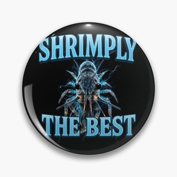 Item preview, Shrimply The Best Funny Ocean Meme designed and sold by WhoopsieWorld.