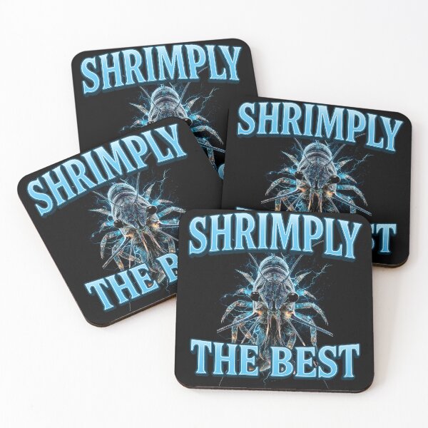 Item preview, Shrimply The Best Funny Ocean Meme designed and sold by WhoopsieWorld.