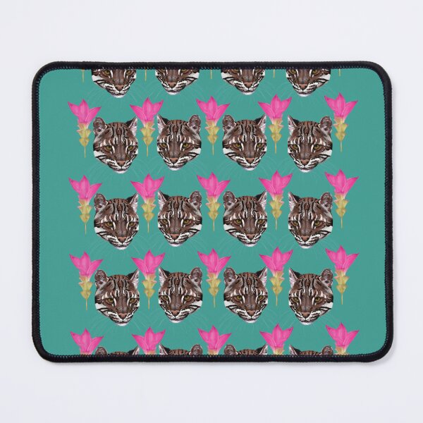 Item preview, Asiatic golden cat with flowers designed and sold by CLBArtDesign.