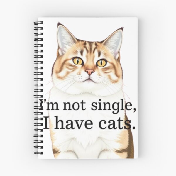 Item preview, I’m not single, I have cats designed and sold by SSMC DREAM DESIGN.