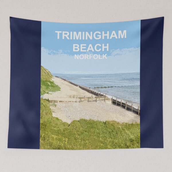 Item preview, Trimingham Beach Norfolk.  Travel poster East Anglia.Uk designed and sold by BarbaraGlebska.