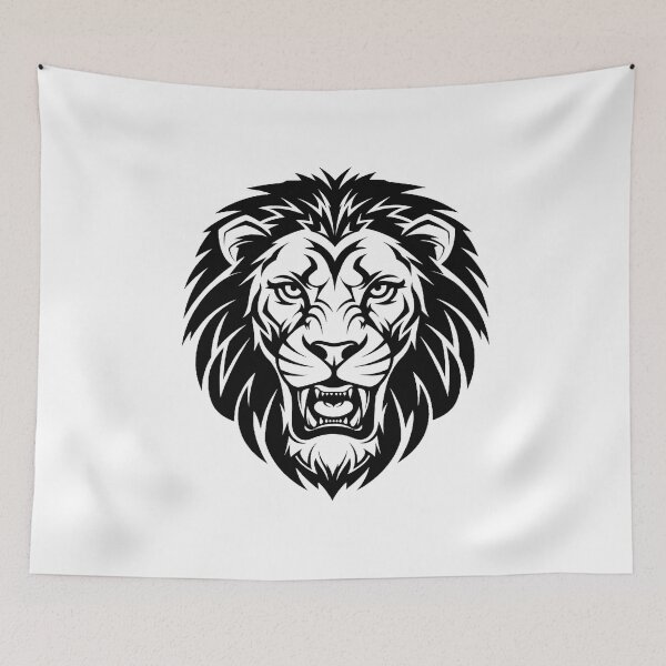 Item preview, Powerful Lion designed and sold by PixelNest786.