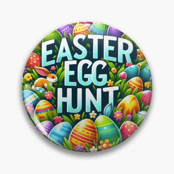 Item preview, Colorful Easter Egg Hunt Illustration designed and sold by Apex Designs.