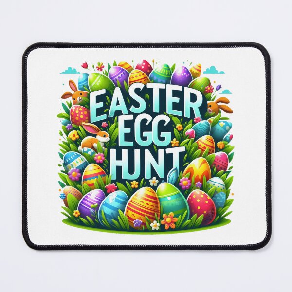 Item preview, Colorful Easter Egg Hunt Illustration designed and sold by Apex Designs.