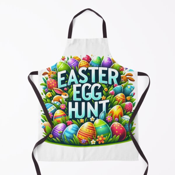 Item preview, Colorful Easter Egg Hunt Illustration designed and sold by Apex Designs.