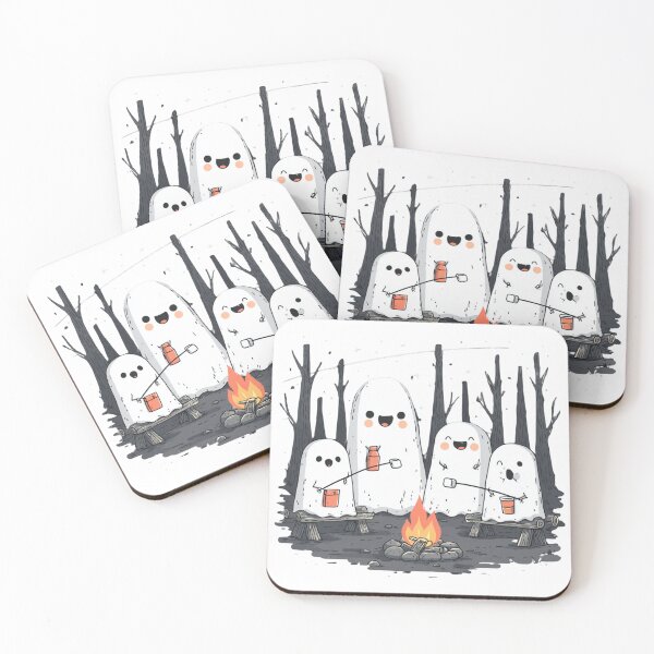 Item preview, Ghost with Marshmallow designed and sold by NicolasGlowArt.