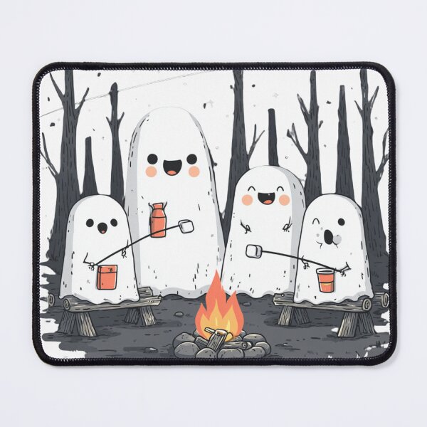 Item preview, Ghost with Marshmallow designed and sold by NicolasGlowArt.