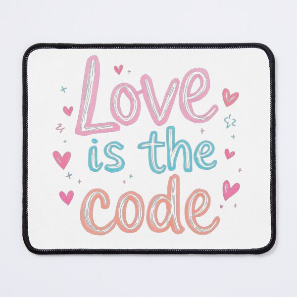 Item preview, Love Is The Code designed and sold by JusRight TT.