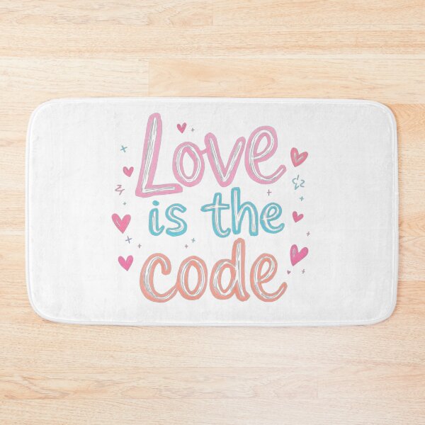 Item preview, Love Is The Code designed and sold by JusRight TT.