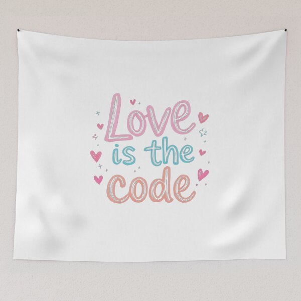 Item preview, Love Is The Code designed and sold by JusRight TT.
