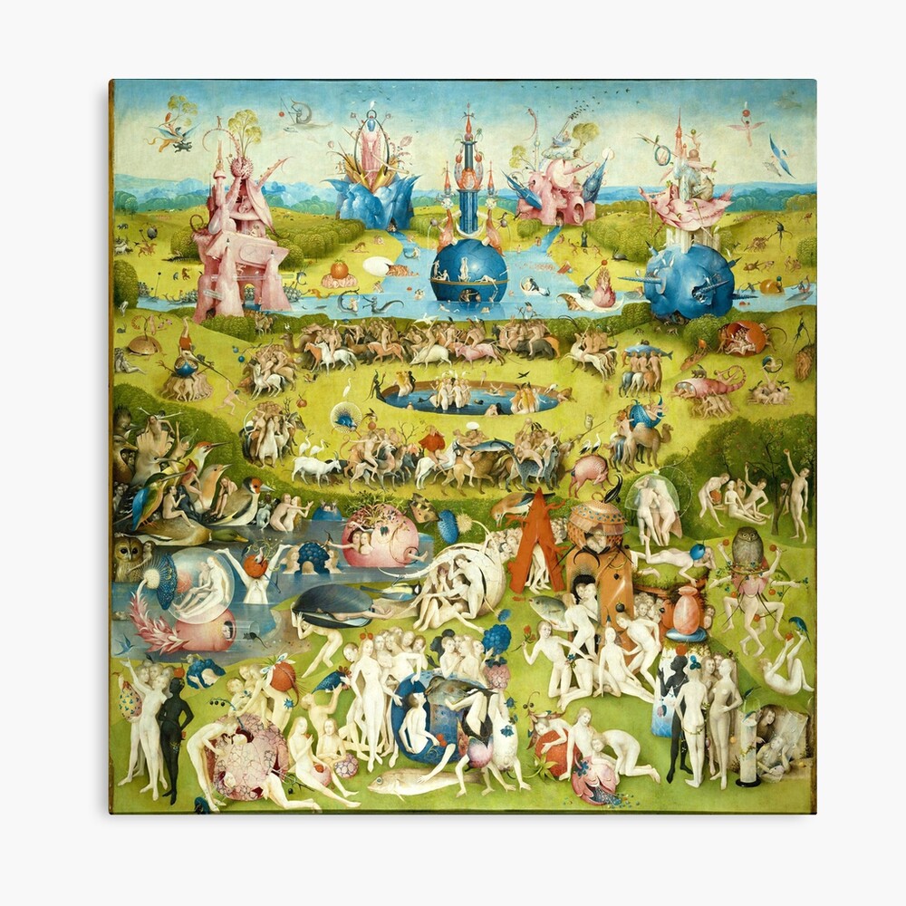 Poster Hd Garden Of Earthly Delights Par Hieronymus Bosch High