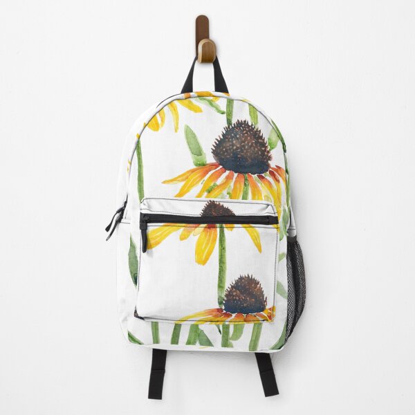 Item preview, hand painted yellow black eyed Susan gloriosa daises watercolour 2025 designed and sold by ColorandColor.