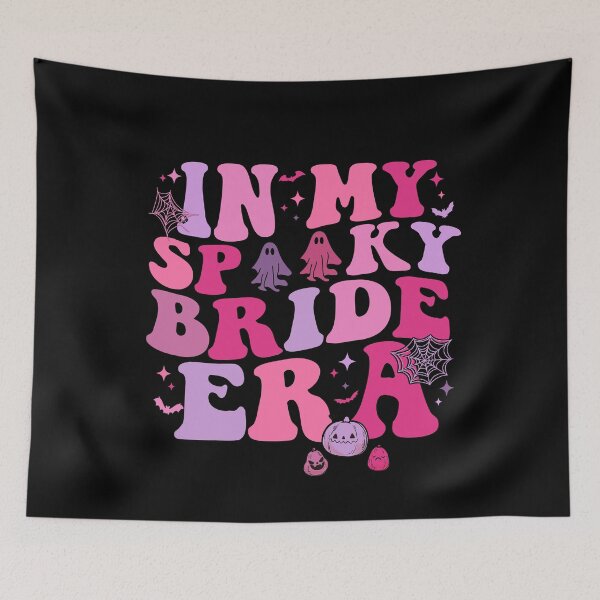 Item preview, In My Spooky Bride Era – Cute Halloween Ghost Retro Bride Design designed and sold by Alluka Brand.