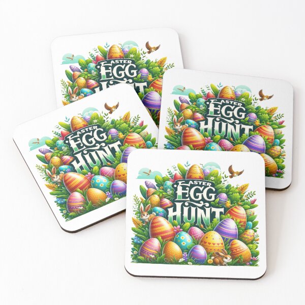 Item preview, Detailed Easter Egg Hunt Illustration designed and sold by Apex Designs.