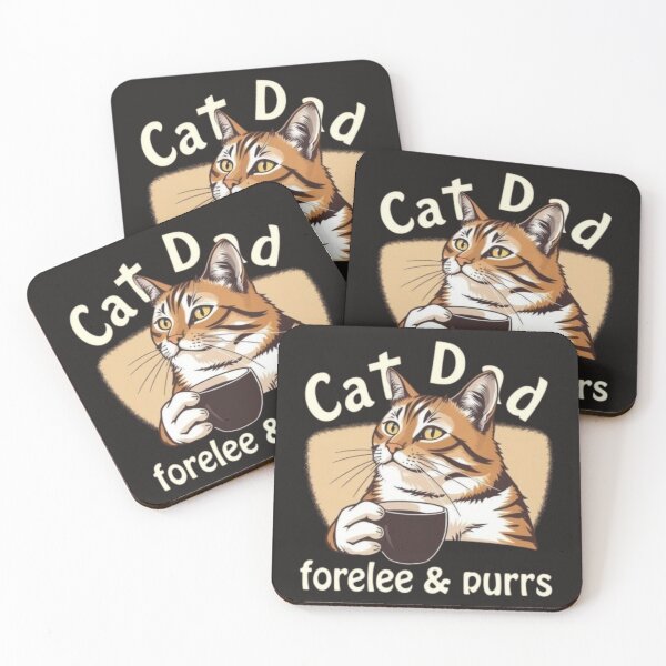 Item preview, Cat dad – fueled by coffee & purrs designed and sold by SSMC DREAM DESIGN.