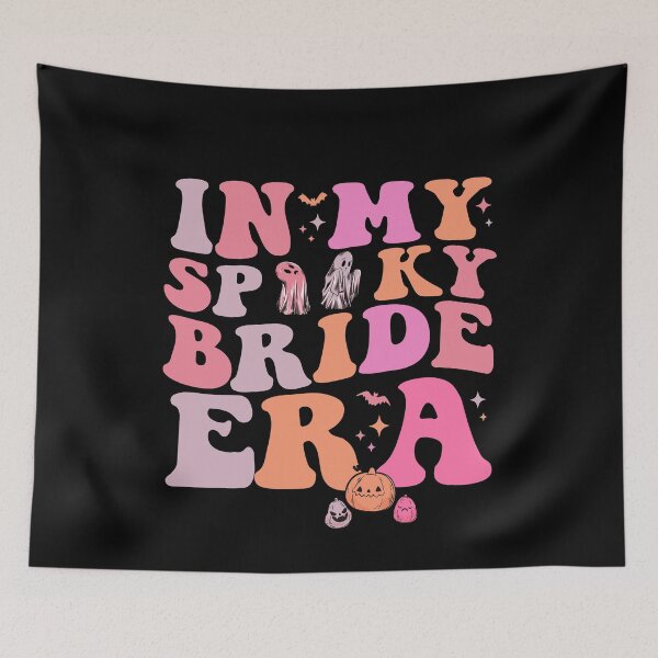 Item preview, In My Spooky Bride Era – Cute Halloween Ghost Retro Bride Design designed and sold by Alluka Brand.