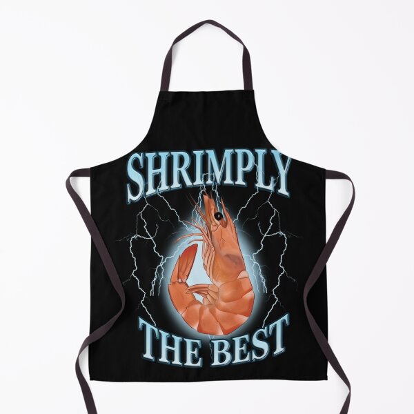 Item preview, Shrimply The Best Funny Sea Food Meme designed and sold by WhoopsieWorld.