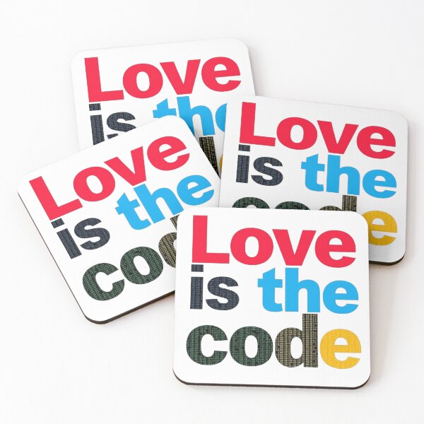 Item preview, Love Is The Code designed and sold by JusRight TT.