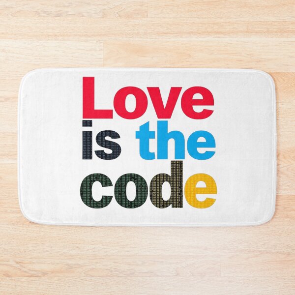 Item preview, Love Is The Code designed and sold by JusRight TT.