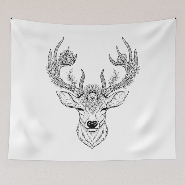 Item preview, Peaceful Deer designed and sold by PixelNest786.