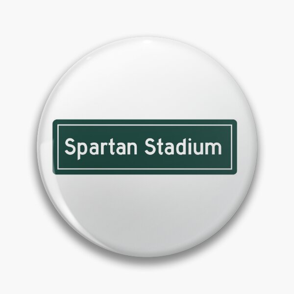Item preview, Michigan State Spartan Stadium Street Sign designed and sold by allthingscrafts.