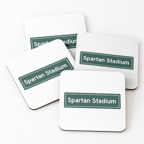 Item preview, Michigan State Spartan Stadium Street Sign designed and sold by allthingscrafts.