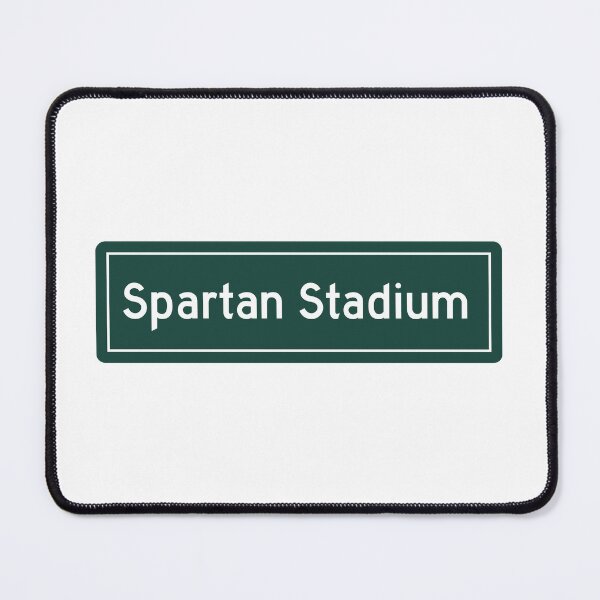 Item preview, Michigan State Spartan Stadium Street Sign designed and sold by allthingscrafts.