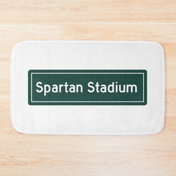 Item preview, Michigan State Spartan Stadium Street Sign designed and sold by allthingscrafts.