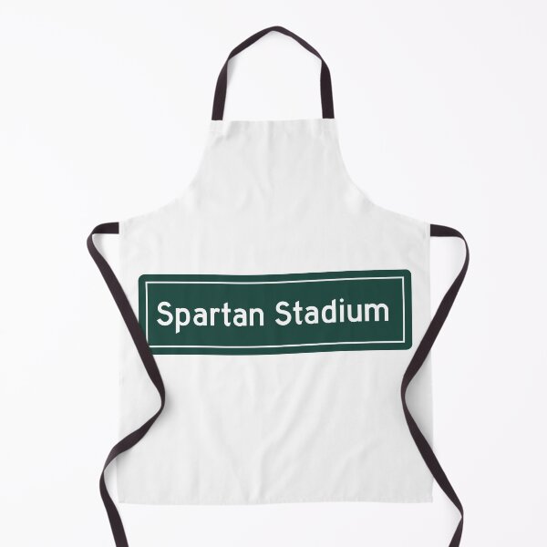 Item preview, Michigan State Spartan Stadium Street Sign designed and sold by allthingscrafts.