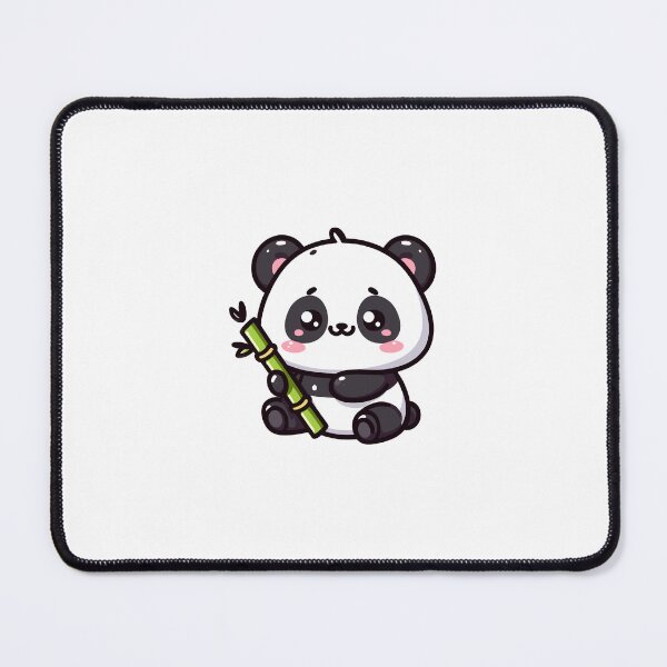 Item preview, Cute Kawaii Panda with Bamboo – Adorable Chibi Panda Art designed and sold by Infinity arts.